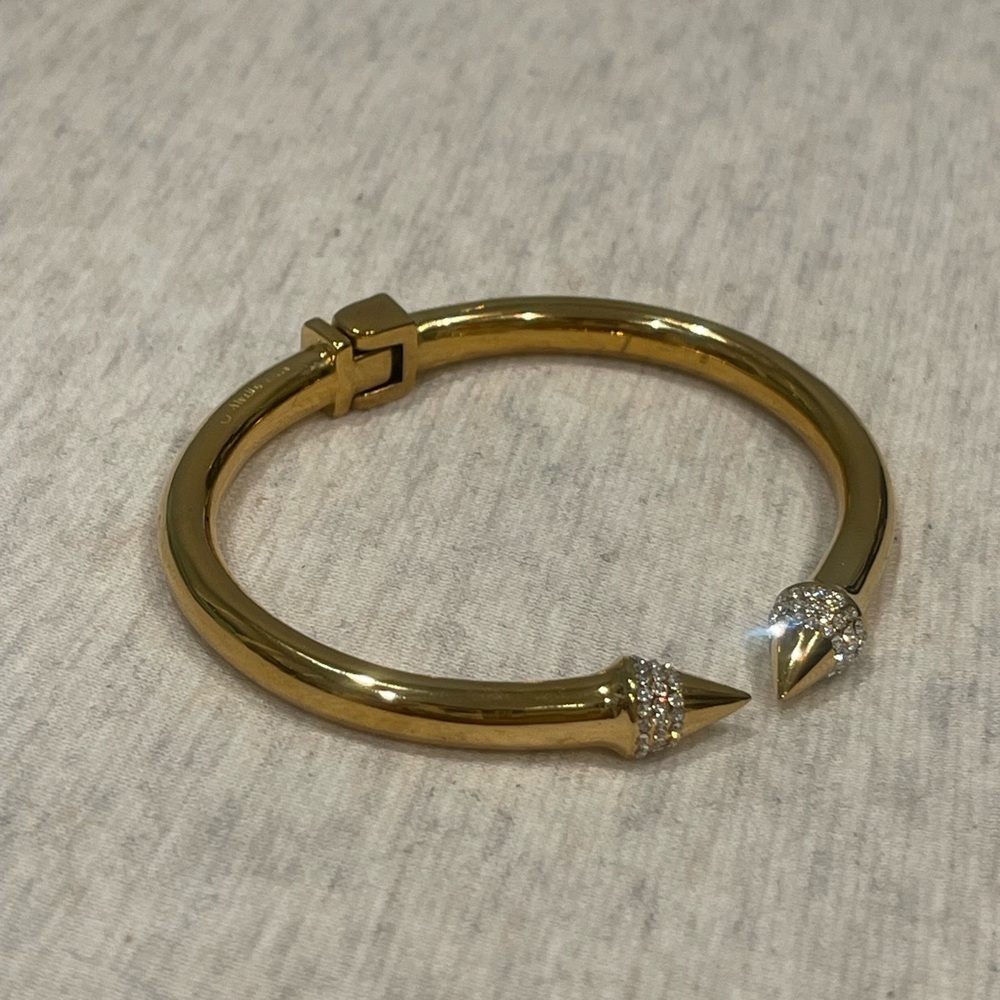 Vita Fede mini titan Gold Bracelet with Silver Accents - Picture 1 of 4